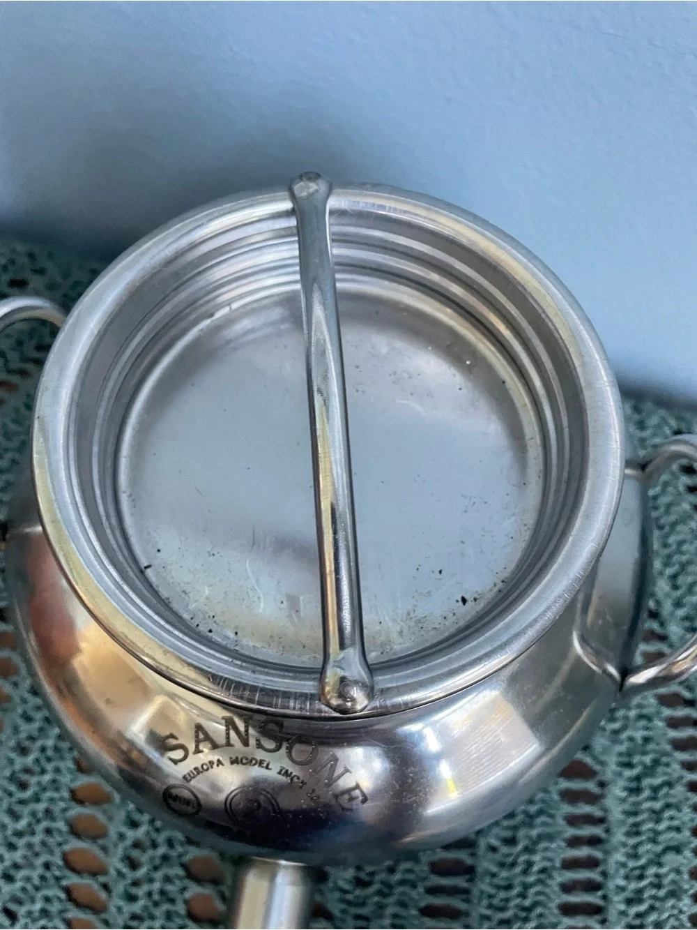 2L Sansone Fusti Tank Italian Stainless Steel Dispenser for Oil, Water or Wine
